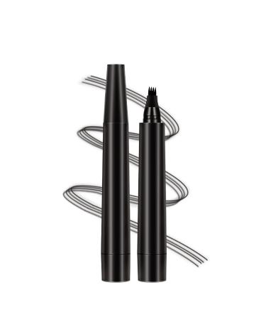 ObiPosay Eyebrow Pencil Black Waterproof Microblading Eyebrow Pen Smooth Natural Cruelty Free (Black 5)