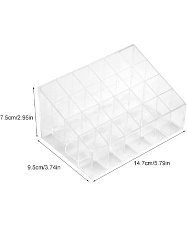 Bamjour Nail Polish Holder 24 Grids for Nail Polish Storage Cosmetic Storage Organizer Organizer for Displaying Lipstick or... - Buy Online on GoSupps.com