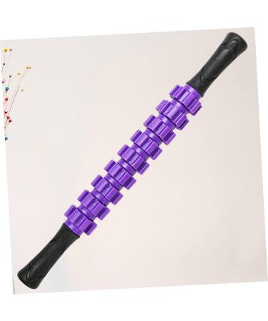 Lurrose 9 Waden Massager | Yoga Muscle Roller Stick | Tensioning Rod & Whole Body Massage Device | Purple Sports Equipment - Buy Online on GoSupps.com