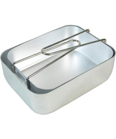 British Army Style Double Mess Tins with Folding Handles - Durable and Authentic Design - Buy Online on GoSupps.com