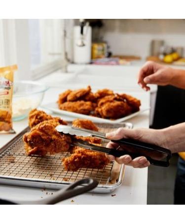 Buy Louisiana Seasoned Crispy Chicken Fry Batter 9oz - Pack of 3 | Flavorful Coating for Perfect Fried Chicken - Buy Online on GoSupps.com