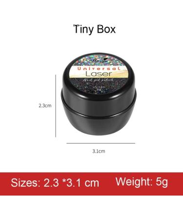 zalati Gel Nail Polish Glitter Gel UV Gel for DIY Nail Art Beauty Wire Drawing - Multicolor 5g Tiny Box Multi-colored - Buy Online on GoSupps.com