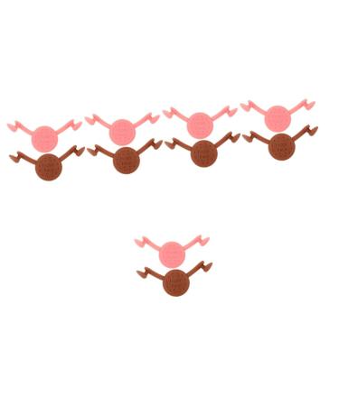 Healeved 10 Pcs Smile Correction Orthotics Trainer Second Generation Silica Gel 11X4CMx5pcs As Shownx5pcs