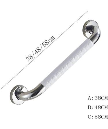 Grab Bars Grab Bars Safety Handrail-304 Stainless Grab Rails Safety Support Rail Steel Bathroom/Shower Handrail Armrest Anti-Slip Handrail - Buy Online on GoSupps.com