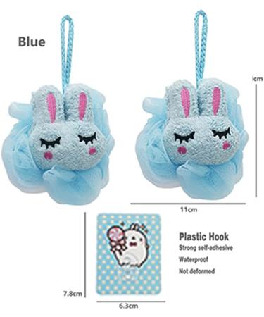 Anime Beauty Sponges - Large Luffa Shower Ball Loofah with Handle, 2 Pack - Buy Online on GoSupps.com