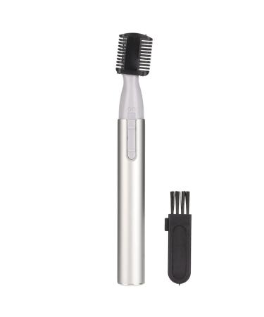 Compact Stylish Implement for Professionals High Precision Eyebrow Portable Eyebrow Shaper Kit for Facial Removal Silver