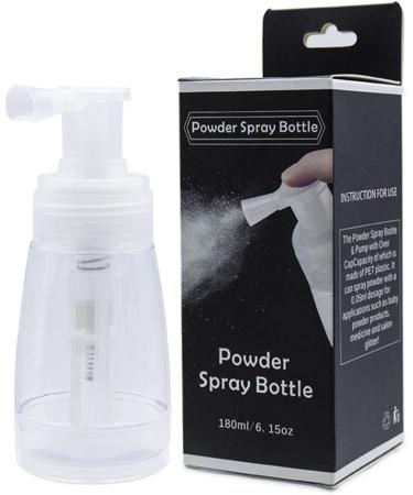 Beaupretty Powder Spray Bottle Hair Fiber Applicator Transparent Powder Dispenser for Barber Salon Hair Styling Supplies - Buy Online on GoSupps.com