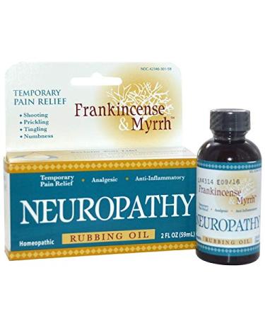Frankincense & Myrrh Neuropathy Rubbing Oil 2 oz. (Pack of 2)