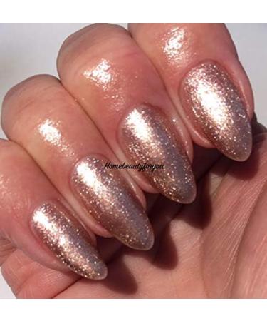 Bluesky Gel Nail Polish PINK GOLDEN SHIMMER CHIFFON TWIRL 80589 Nail UV LED Soak Off 10ml - Buy Online on GoSupps.com