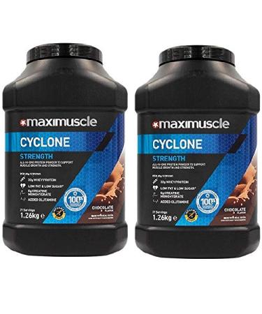 Maximuscle Cyclone 126kg Chocolate Twin Pack