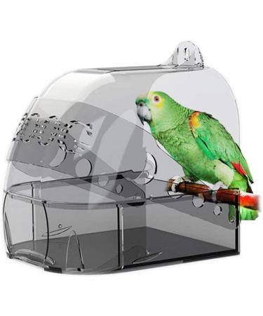 Hamiledyi Bird Bath Box - Hanging Shower Tub for Parrot & Small Birds - Buy Online on GoSupps.com