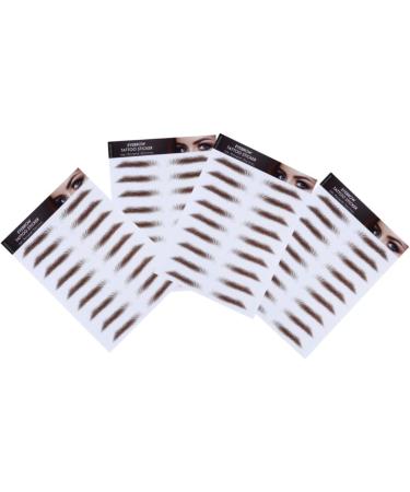 Beavorty 12 Pcs Eyebrow Stickers Waterproof Makeup Hair-like Eyebrows Eyebrow Transfer Stickers Earth Tones - Buy Online on GoSupps.com