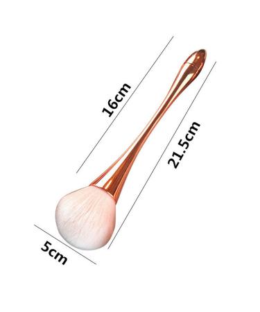 Shop Professional Champagne Cosmetic Brush | Creative Handheld Foundation Tool - Perfect for Flawless Makeup - Buy Online on GoSupps.com