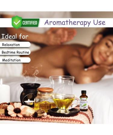 OTTO AURA Lavender Essential Oil 4 fl oz Pure Natural Therapeutic Grade for Diffuser and Massage - Buy Online on GoSupps.com