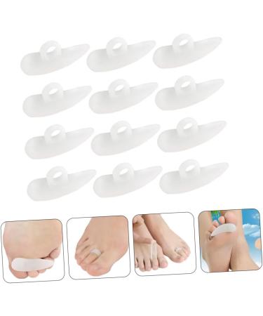 12pc Silicone Gel Middle Toe Support Pads Set - Foot Cushions for Running, Hammer Toe Relief & Toe Separation - Buy Online on GoSupps.com