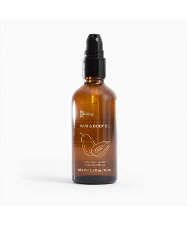 The Earthling Co. Hair & Body Oil for Daily Use - Natural Hair Moisturizer - Body Oil for Dry Skin  2.5 fl oz
