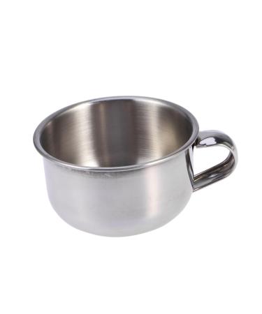 Frcolor 1stk Razor shell for men razor for men razor cup headdress headdress fairy shaving bowl with handle shaving shell made of stainless steel razor shell men razor man brush