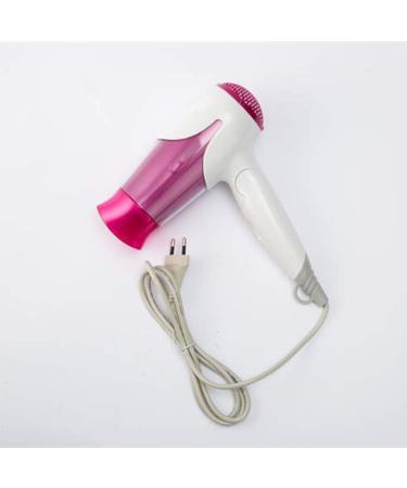 Professional Folding Hairdryer 1200W Powerful Hair Dryer Portable Travel Fast Drying Hair Lightweight Quiet Blow Dryer Hot/Cold DC Motor Protect Hair Low Noise with Air Nozzle for Men and Women B - Buy Online on GoSupps.com