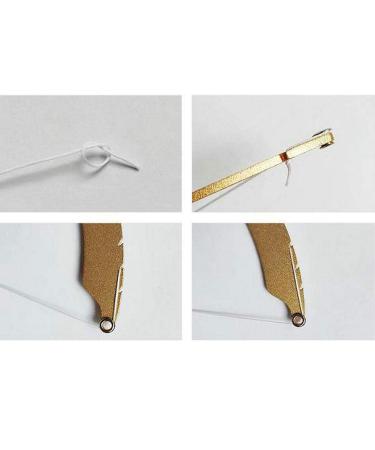HOTWE Eyebrow Mapper with Strings - Microblading Line Marker Ruler for Symmetric Brow Drawing - Includes 10pcs Thread Lines - Black - Buy Online on GoSupps.com