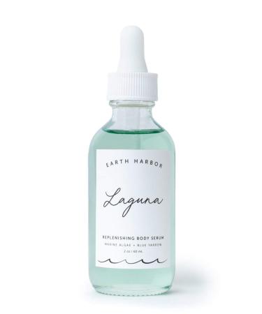 Earth Harbor | LAGUNA Replenishing Body Serum - Smoothes Complexion | Sea Botanicals & Blue Yarrow | 100% Plant-Based + Sustainable | 2 fl oz