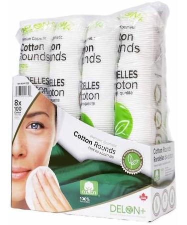 Cotton Delon + 100% Cotton Rounds 800 Count - Buy Online on GoSupps.com