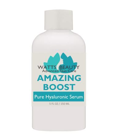 Amazing Boost Hyaluronic Serum for Volumes of Moisture to Give Your Skin a Voluminous Boost While Taking Your Skin Care Routine to the Next Level - Smoothing Face Moisturizer (5 Ounce) 5 Fl Oz (Pack of 1)