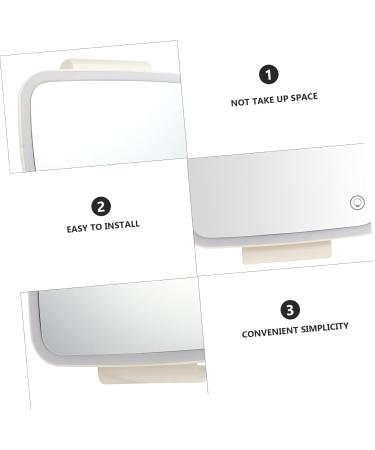 Healeved 1pc Car Vanity Mirror Clip-on Mirror Sun Visor Mirror Car Visor Mirror Vanity Mirror for Car Mirror for Sun Visor Car Makeup Mirror Car Sun Shield Makeup Mirror LED Makeup Mirror - Buy Online on GoSupps.com
