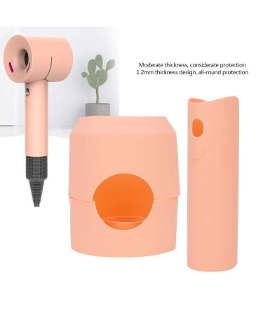 Silicone Hair Dryer Protective Cover for Dyson | Anti-Scratch Shockproof Dustproof Case - Coral Orange - Buy Online on GoSupps.com
