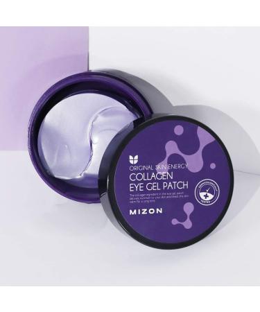 Mizon Collagen Eye Gel Patches (X60) - Reduce Dark Circles Puffiness & Wrinkles | Korean Cosmetics for Hydrated & Elastic Skin - Buy Online on GoSupps.com