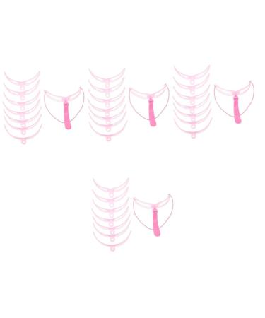 Beavorty 12 Sets Eyebrow Aid Home Tools Plastic Replaceable Eyebrow Tool Four Generations Household Supplies 1 count (Pack of 1) Pinkx4pcs