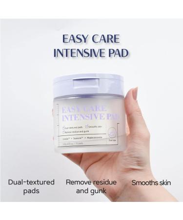 PONGDANG Easy Care Intensive Pad 70 Sheets - Exfoliating Facial Toner Pads for Soothing & Deep Hydration | Vegan Dual-Sided Sheets | No Irritation - International Shipping Available - Buy Online on GoSupps.com
