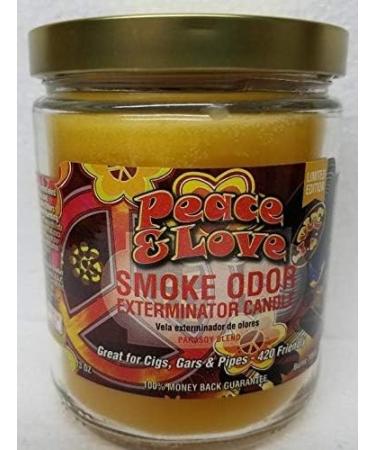 Shop Smoke Odor Exterminator 13 oz Jar Candles - Peace & Love Assortment (6 Scents) for Fresh Home | International Shipping Available - Buy Online on GoSupps.com