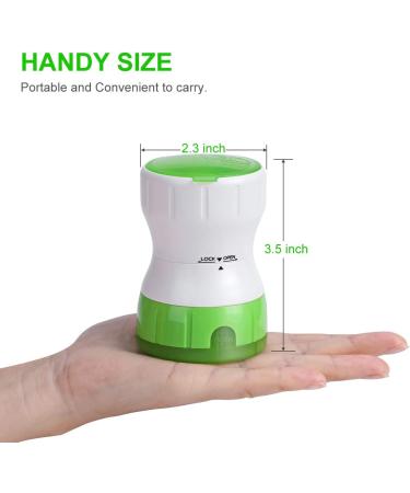 Opret Pill Crusher Grinder - Crush Small or Large Pills to Fine Powder for Family, Kids, Pets - Buy Online on GoSupps.com