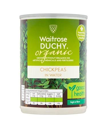 Waitrose Waitrose Organic Chick Peas in Water 410g