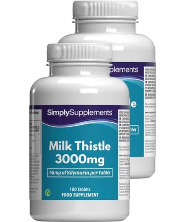 Chardon-Marie 3000mg | 360 Comprim s | Adapt aux V g taliens |Jusqu 6 mois de bienfaits |SimplySupplements