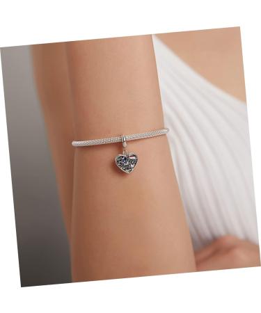 NUOBESTY 1pc Love Flag Pendant Flags Wrist Chain Accessory Heart American Flag Bracelet S925 United States - Buy Online on GoSupps.com