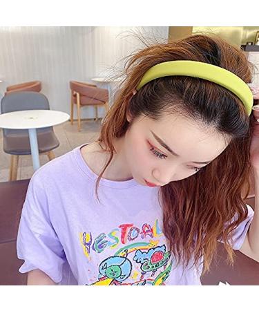 LifeDawn Padded Headbands for Women - Set of 10 Puffy Sponge Wide Headbands - Vintage Bandana Hair Accessories - Buy Online on GoSupps.com