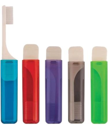 Compact Toothbrush - Eco-Friendly Green Design | [Brand Name] - Buy Online on GoSupps.com