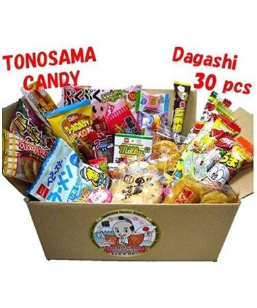 Dagashi Japanese Candy Assortment 30Pcs Full Of Dagashi. Tonosama By Box 30 Unit (Lot De 1) - Buy Online on GoSupps.com