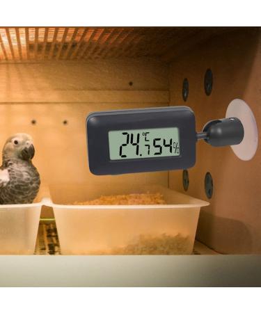 Buy Waterproof Digital Reptile Thermometer & Hygrometer - Accurate Aquarium Temperature Gauge with Suction Cup for Optimal Reptile Care - Buy Online on GoSupps.com