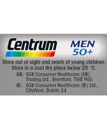 Centrum Men 50+ Multivitamin Tablets for Men Vitamins with 23 Essential Nutrients Including Vitamin C D and Zinc 30 ct (Packaging and Tablet Colour May Vary Slightly) (Pack of 3) 30 count (Pack of 3) - Buy Online on GoSupps.com