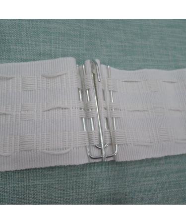 MJMP Curtain Pleating Tape 3 Yards White British Style  Perfect for Making Home Decor Projects.(3 Yards 2.8 Inch 4 Pcs) White 3 Yards 2.8 Inch 4 Pcs - Buy Online on GoSupps.com