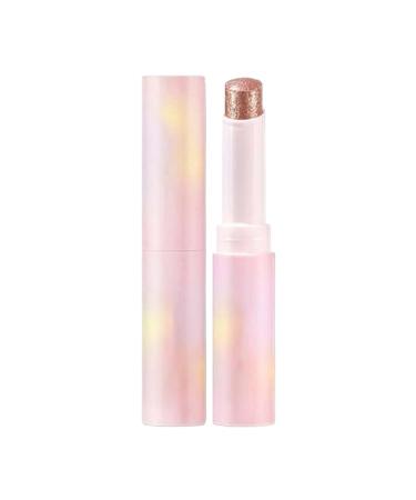 Crystal Jelly Glaze Stick Smooth Crystal Jelly Highlight Eyeshadow Stick for radiant looks Multifunctional makeup crayon Shimmer Highlighter for eyes cheeks and glow effects