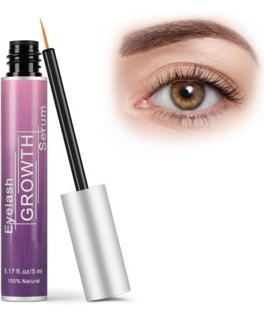 AUYAO Eyelash serum for thin and brittle eyelashes natural eyelash serum for faster eyelash growth fuller growth promoting eyelash growth lengthening and strength 5 ml - Buy Online on GoSupps.com