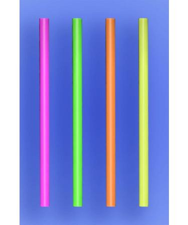 Wow Plastic Disposable Plastic Drinking Straws - 250 count (neon) (Neon). - Buy Online on GoSupps.com