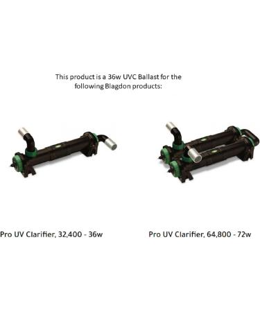 Blagdon 36W UVC Ballast Replacement Fittings for Pro UVC 36W & 72W - Buy Online on GoSupps.com