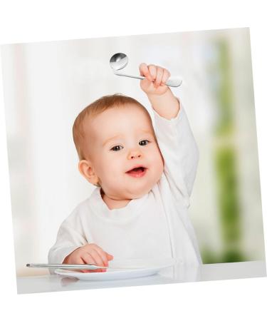 Gatuida 2-Pack Right-Angled Stainless Steel Soup Spoon for Seniors - Ergonomic Curved Design - Buy Online on GoSupps.com
