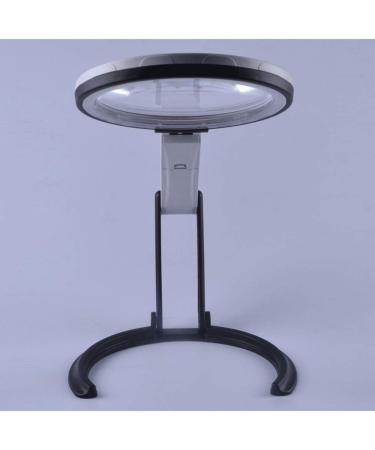 Handheld Desktop Multi-Function Collapsible Magnifier 5 Times LED Light Old Man Reading Magnifying Glass Made in China - Buy Online on GoSupps.com