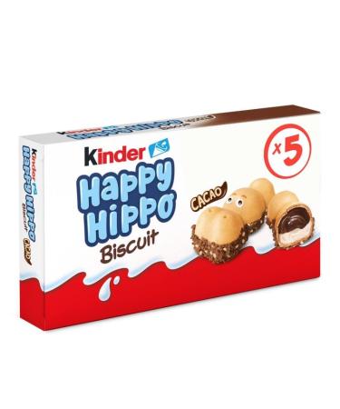 KINDER - Happy Hippo Cacao T5 103G - Pack of 4