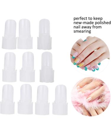 Nail Polish Protector Finger Nail Tips - 10Pcs/set Manicure Varnish Cover Shield - Buy Online on GoSupps.com